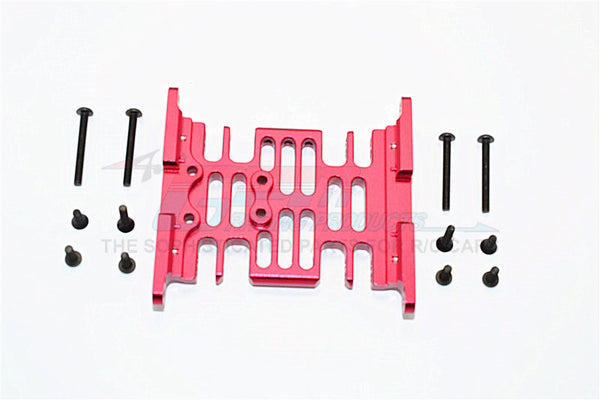 Axial SCX10 Aluminum Center Frame Brace - 1 Set Red