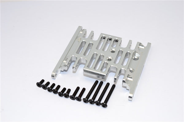 Axial SCX10 Aluminum Center Frame Brace - 1 Set Silver