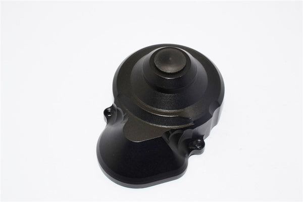 Axial SMT10 Grave Digger (AX90055) Aluminum Transmission Spur Gear Case Cover - 1Pc Set Black