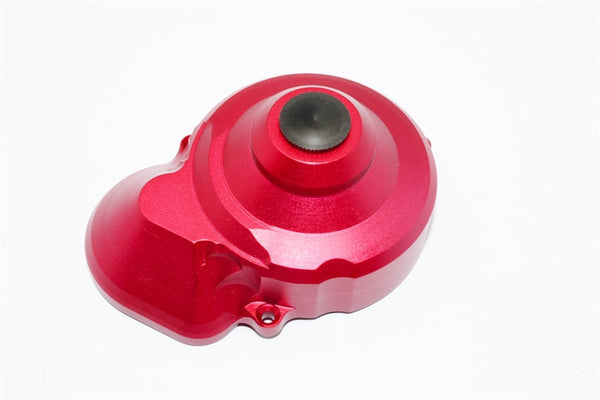 Axial SMT10 Grave Digger (AX90055) Aluminum Transmission Spur Gear Case Cover - 1Pc Set Red