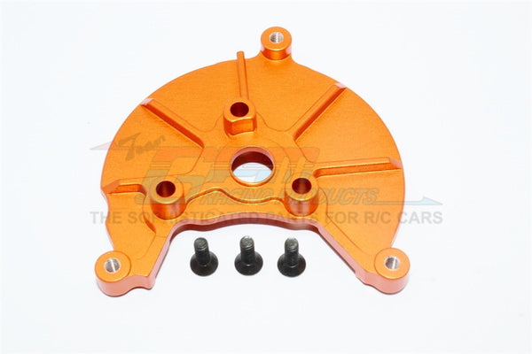 Axial SMT10 Grave Digger (AX90055) Aluminum Transmission Spur Gear Case Cover Plate- 1Pc Set Orange