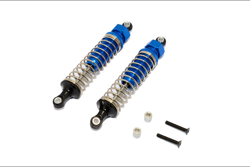 Axial SCX10 Aluminum Front/Rear Adjustable Spring Dampers - 1Pr Set Blue