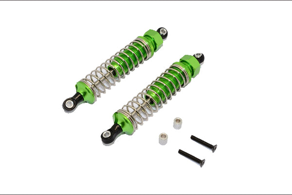 Axial SCX10 Aluminum Front/Rear Adjustable Spring Dampers - 1Pr Set Green