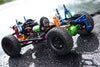 Axial SCX10 Aluminum Front/Rear Internal Shocks (90mm) - 1Pr Set Green