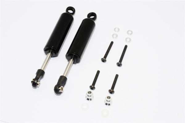 Axial SCX10 Aluminum Front/Rear Internal Shocks (90mm) - 1Pr Set Black