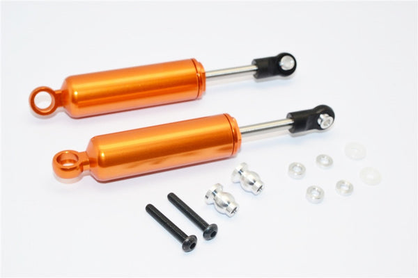 Axial SCX10 Aluminum Front/Rear Internal Shocks (90mm) - 1Pr Set Orange
