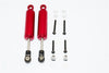 Axial SCX10 Aluminum Front/Rear Internal Shocks (90mm) - 1Pr Set Red