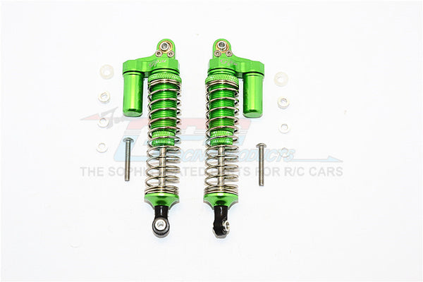 Axial SCX10 Aluminum Front/Rear L-Shape Shocks (92mm) - 1Pr Set Green