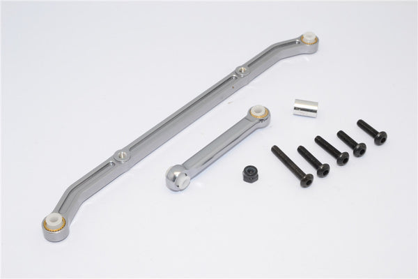 Axial SCX10 Aluminum Tie Rod - 1 Set Gray Silver