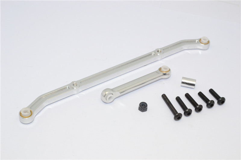 Axial SCX10 Aluminum Tie Rod - 1 Set Silver