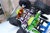 Axial SCX10 Aluminum+Plastic Front/Rear Axle Protector Mount - 1 Set Silver