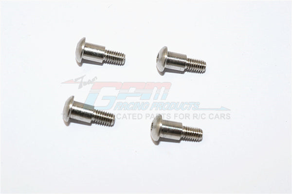 Axial SCX10 II (AX90046, AX90047) Stainless Steel King Pin Screws For Front Knuckle - 4Pcs Set