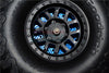 Axial SCX10 II (AX90046, AX90047) Aluminum Front/Rear Wheel Hex Claw +3mm With Brake Disk - 2Pcs Blue