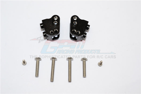 Axial SCX10 II (AX90046, AX90047) Aluminum Front/Rear Link Mounts - 1Pr Set Black