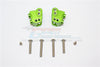 Axial SCX10 II (AX90046, AX90047) Aluminum Front/Rear Link Mounts - 1Pr Set Green