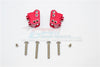 Axial SCX10 II (AX90046, AX90047) Aluminum Front/Rear Link Mounts - 1Pr Set Red