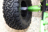 Axial SCX10 II (AX90046, AX90047) Aluminum Wheel Hex Adapters (4mm Hole & 27mm Width) - 1Pr Set Green