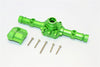 Axial SCX10 II (AX90046, AX90047) Aluminum Front/Rear Axle Housing With Cover - 1 Set Green