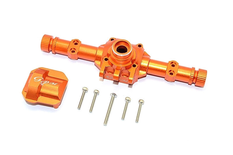 Axial SCX10 II (AX90046, AX90047) Aluminum Front/Rear Axle Housing With Cover - 1 Set Orange