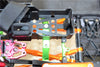 Axial SCX10 II AX90046 & AX90047 Aluminum Battery Mount - 1 Set Orange