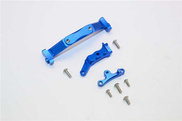 Axial SCX10 II AX90046 & AX90047 Aluminum Battery Mount - 1 Set Blue