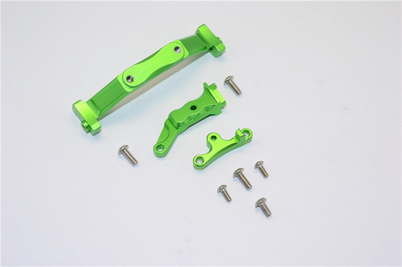 Axial SCX10 II AX90046 & AX90047 Aluminum Battery Mount - 1 Set Green