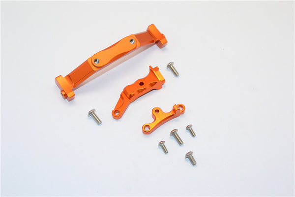 Axial SCX10 II AX90046 & AX90047 Aluminum Battery Mount - 1 Set Orange