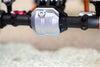 Axial SCX10 II (AX90046) Aluminum Front/Rear Differential Cover With Hole - 1Pc Set Gray Silver