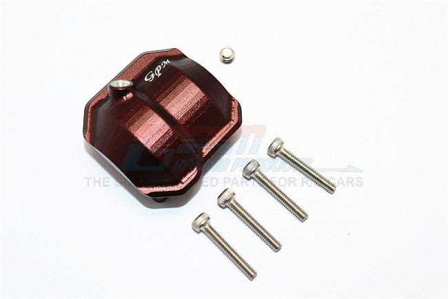 Axial SCX10 II (AX90046) Aluminum Front/Rear Differential Cover With Hole - 1Pc Set Brown