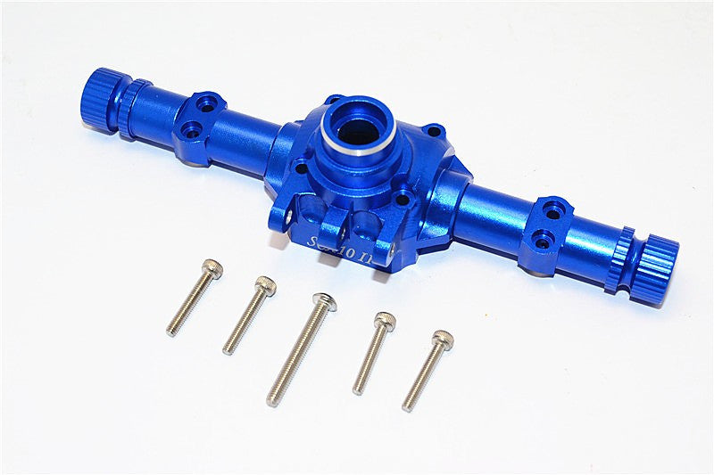 Axial SCX10 II (AX90046, AX90047) Aluminum Front/Rear Axle Housing - 1 Set Blue