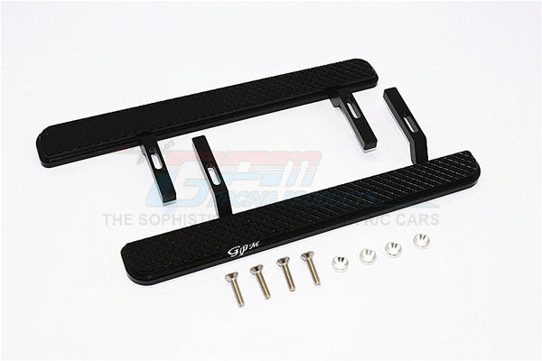 Axial SCX10 II (AX90046, AX90047) Aluminum Exterior Trail (Diamond Pattern) - 1Pr Set Black