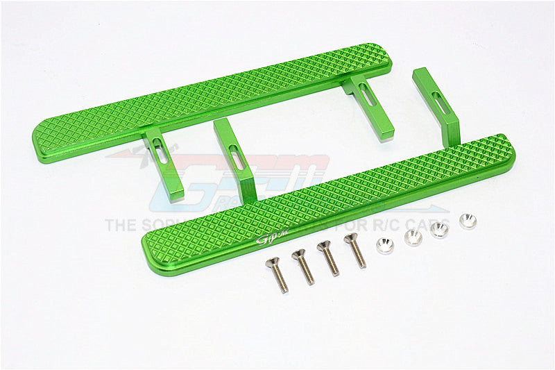 Axial SCX10 II (AX90046, AX90047) Aluminum Exterior Trail (Diamond Pattern) - 1Pr Set Green