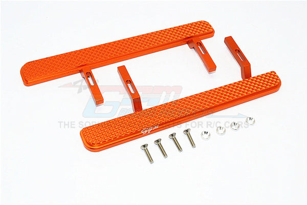 Axial SCX10 II (AX90046, AX90047) Aluminum Exterior Trail (Diamond Pattern) - 1Pr Set Orange