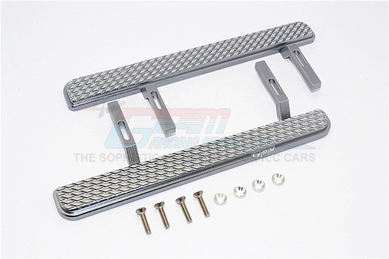 Axial SCX10 II (AX90046, AX90047) Aluminum Exterior Trail (Parallelogram) - 1Pr Set Gray Silver