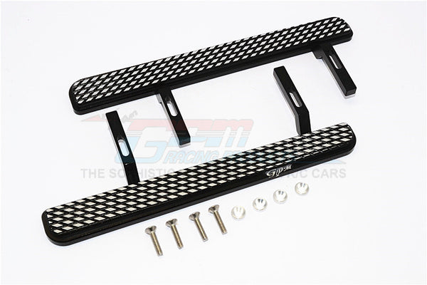 Axial SCX10 II (AX90046, AX90047) Aluminum Exterior Trail (Parallelogram Silver) - 1Pr Set Black