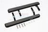 Axial SCX10 II (AX90046, AX90047) Aluminum Exterior Trail (Parallelogram Silver) - 1Pr Set Black