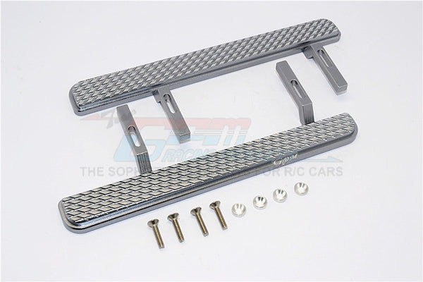 Axial SCX10 II (AX90046, AX90047) Aluminum Exterior Trail (Parallelogram Silver) - 1Pr Set Gray Silver