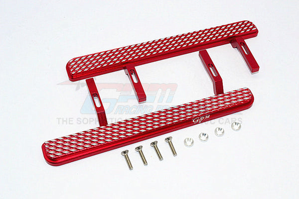 Axial SCX10 II (AX90046, AX90047) Aluminum Exterior Trail (Parallelogram Silver) - 1Pr Set Red