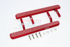 Axial SCX10 II (AX90046, AX90047) Aluminum Exterior Trail (Parallelogram Silver) - 1Pr Set Red