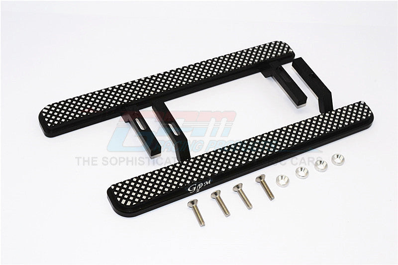 Axial SCX10 II (AX90046, AX90047) Aluminum Exterior Trail (Diamond Silver) - 1Pr Set Black