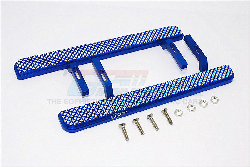 Axial SCX10 II (AX90046, AX90047) Aluminum Exterior Trail (Diamond Silver) - 1Pr Set Blue