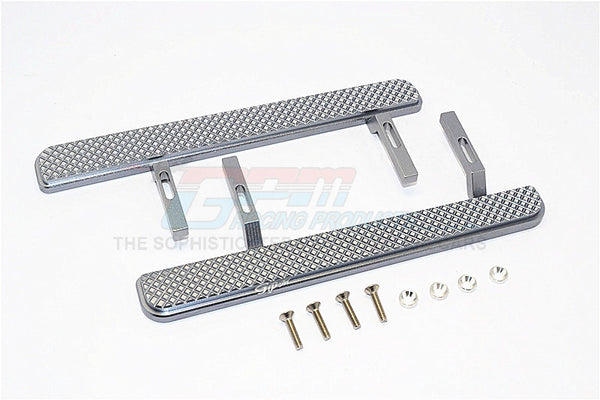 Axial SCX10 II (AX90046, AX90047) Aluminum Exterior Trail (Diamond Silver) - 1Pr Set Gray Silver