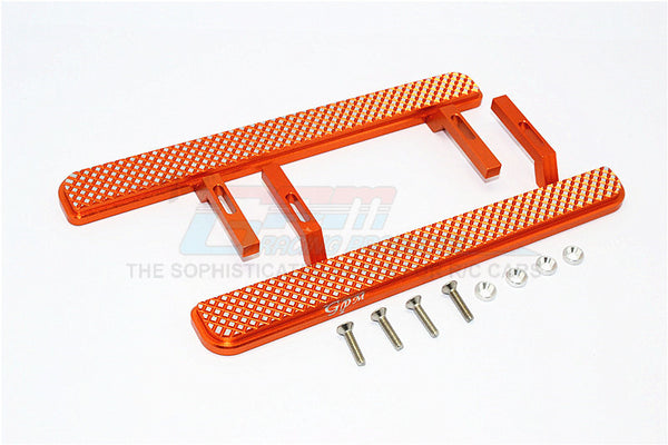 Axial SCX10 II (AX90046, AX90047) Aluminum Exterior Trail (Diamond Silver) - 1Pr Set Orange