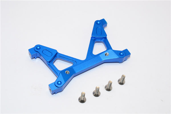 Axial SCX10 II (AX90046, AX90047) Aluminum Rear Chassis Stabilized Mount - 1Pc Set Blue