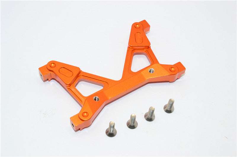 Axial SCX10 II (AX90046, AX90047) Aluminum Rear Chassis Stabilized Mount - 1Pc Set Orange