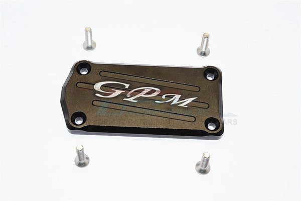 Axial SCX10 II (AX90046, AX90047) Aluminum Receiver Cover - 1Pc Set Black