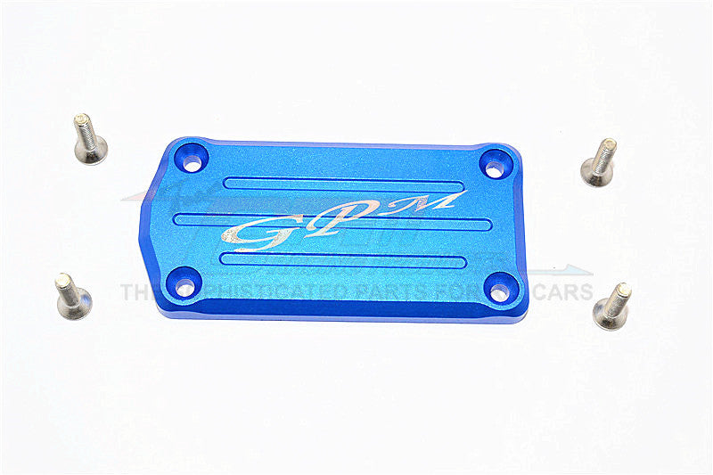 Axial SCX10 II (AX90046, AX90047) Aluminum Receiver Cover - 1Pc Set Blue