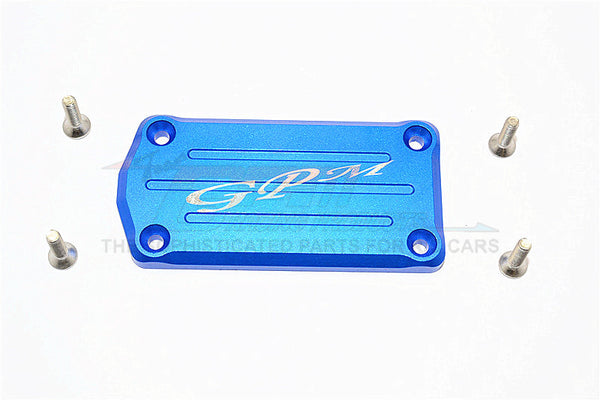 Axial SCX10 II (AX90046, AX90047) Aluminum Receiver Cover - 1Pc Set Blue