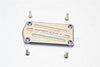 Axial SCX10 II (AX90046, AX90047) Aluminum Receiver Cover - 1Pc Set Gray Silver