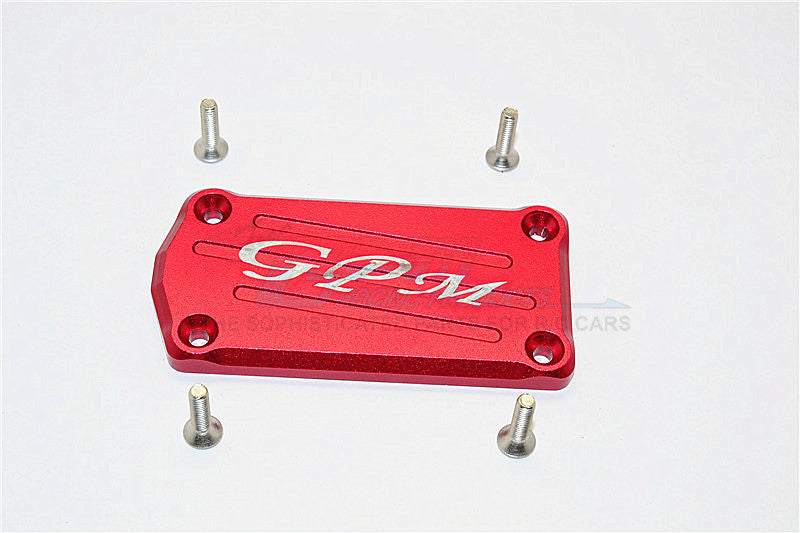 Axial SCX10 II (AX90046, AX90047) Aluminum Receiver Cover - 1Pc Set Red